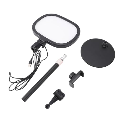 Videokonferenzbeleuchtung Kit Professionelle Desktop -Videokonferenzleuchte mit Stand Telefonhalter Einstellbarer Helligkeit USB Powered for Streaming Video Recording Zoom Videokonferenzbeleuchtung Kit Professionelle Desktop -Videokonferenzleuchte mit Stand Telefonhalter Einstellbarer Helligkeit USB Powered for Streaming Video Recording Zoom von plplaaoo