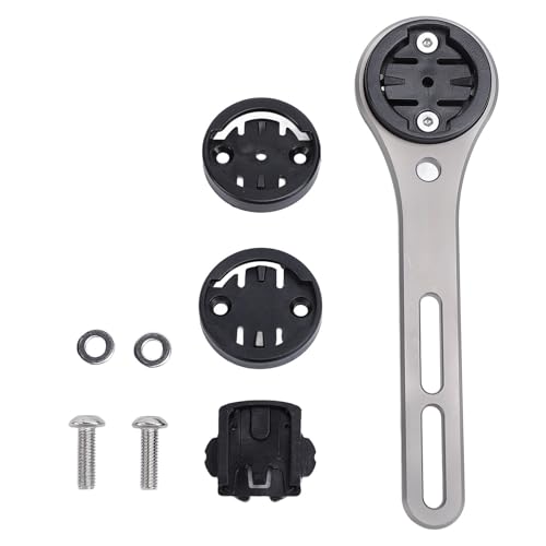Vordere Stiel -Mount -Ti -Legierung Plastik Radsportcomputerhalter Halterung Halterzyklus -Lenker -Extender für Road Mountain Cycling kompatibel mit Bryton IGPS Wahoo -Serie und von plplaaoo