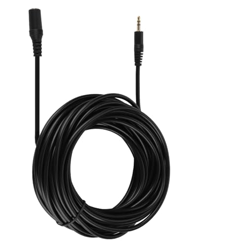 plplaaoo 3,5 mm männlicher weiblicher Audio -Verlängerungskabel -Jack -Aux -Kabel HiFi -Soundqualitätsverstärkerverbindung für Smartphone -Kopfhörer Stereo (10m/32,8ft) von plplaaoo