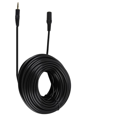 plplaaoo 3,5 mm männlicher weiblicher Audio -Verlängerungskabel -Jack -Aux -Kabel HiFi -Soundqualitätsverstärkerverbindung für Smartphone -Kopfhörer Stereo (15m/49,2 Fuß) von plplaaoo