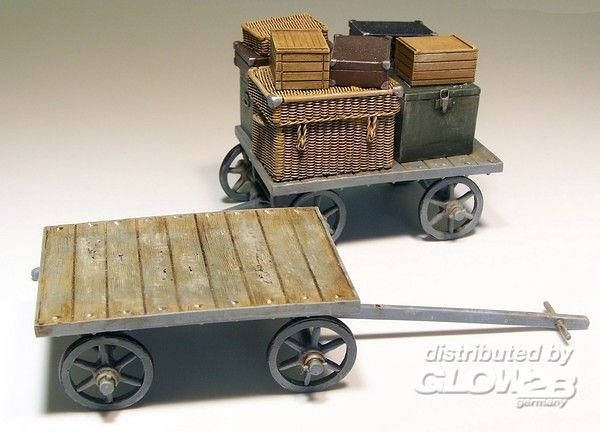 Railway car on baggages von plusmodel