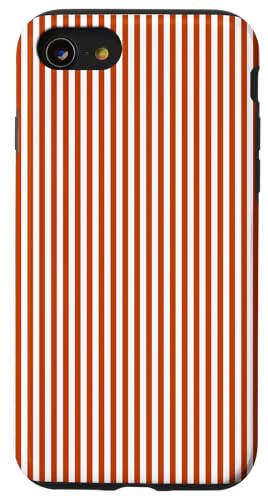 Arizona Rostorange Nadelstreifen mit Wüsten-Sonnenuntergang-Farbtönen Hülle für iPhone SE (2020) / 7 / 8 von podartist
