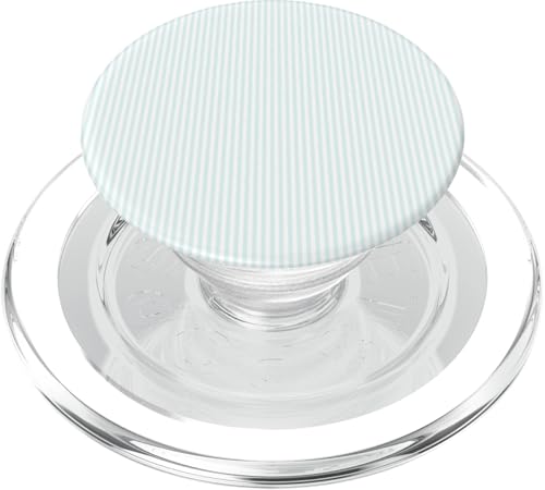 Minzcremefarbene Nadelstreifen in einem englischen Landgarten PopSockets PopGrip für MagSafe Minzcremefarbene Nadelstreifen in einem englischen Landgarten PopSockets PopGrip für MagSafe von podartist