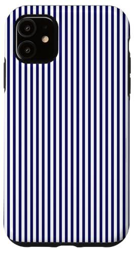Mitternachtsblauer Nadelstreifen in Alaska mit nordischer Stille Hülle für iPhone 11 Mitternachtsblauer Nadelstreifen in Alaska mit nordischer Stille Hülle für iPhone 11 von podartist