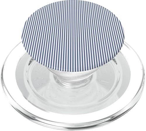 Nadelstreifen in Connecticut, marineblau, mit Coastal Cool PopSockets PopGrip für MagSafe Nadelstreifen in Connecticut, marineblau, mit Coastal Cool PopSockets PopGrip für MagSafe von podartist
