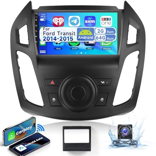 2G 64G Podofo 9'' Autoradio für Ford Transit 2014 2015 Wireless Carplay Android Auto,Android 13 Radio 2 Din mit Bluetooth WiFi GPS HiFi RDS/FM,AHD Rückfahrkamera/Canbus 2G 64G Podofo 9'' Autoradio für Ford Transit 2014 2015 Wireless Carplay Android Auto,Android 13 Radio 2 Din mit Bluetooth WiFi GPS HiFi RDS/FM,AHD Rückfahrkamera/Canbus von podofo