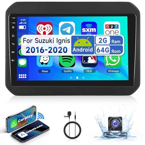2G&64G 9" Android Autoradio Für Suzuki Ignis 2016-2020 mit Wireless Carplay Android Auto,Touchscreen Bluetooth HiFi/RDS/FM Radio + WiFi Navi/AHD Rückfahrkamera/CANBUS 2G&64G 9" Android Autoradio Für Suzuki Ignis 2016-2020 mit Wireless Carplay Android Auto,Touchscreen Bluetooth HiFi/RDS/FM Radio + WiFi Navi/AHD Rückfahrkamera/CANBUS von podofo
