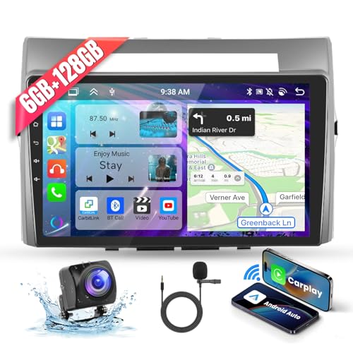 6G&128G 9" Android Autoradio Für Toyota Corolla Verso AR10 2004-2009 mit Wireless Carplay Android Auto,Touchscreen Bluetooth HiFi/RDS/FM Radio + WiFi Navi/AHD Rückfahrkamera/CANBUS 6G&128G 9" Android Autoradio Für Toyota Corolla Verso AR10 2004-2009 mit Wireless Carplay Android Auto,Touchscreen Bluetooth HiFi/RDS/FM Radio + WiFi Navi/AHD Rückfahrkamera/CANBUS von podofo