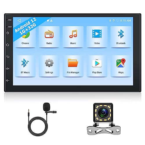 Podofo 1+32G Autoradio Doppel Din 7-Zoll Touchscreen Android Auto Stereo Radio 2 Din mit Rückfahrkamera, Bluetooth, GPS-Navigation, unterstützt WiFi/FM RDS Radio/Dual-USB/Videoausgang/SWC Podofo 1+32G Autoradio Doppel Din 7-Zoll Touchscreen Android Auto Stereo Radio 2 Din mit Rückfahrkamera, Bluetooth, GPS-Navigation, unterstützt WiFi/FM RDS Radio/Dual-USB/Videoausgang/SWC von podofo