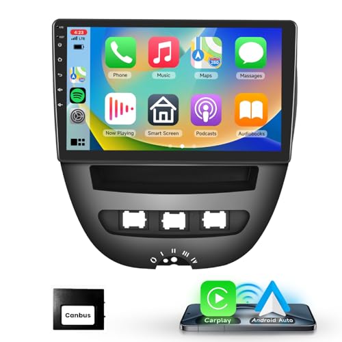Podofo Carplay Autoradio für Citroen C1/Toyota Aygo/Peugeot 107, Android HiFi Android Auto 10" Touchscreen Bluetooth WiFi FM RDS Radio USB Auto Navigation Video Stereo Player +Canbus Podofo Carplay Autoradio für Citroen C1/Toyota Aygo/Peugeot 107, Android HiFi Android Auto 10" Touchscreen Bluetooth WiFi FM RDS Radio USB Auto Navigation Video Stereo Player +Canbus von podofo