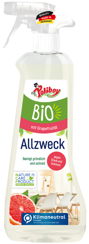 Poliboy Bio Allzweck Reiniger, 500 ml Sprühflasche von poliboy