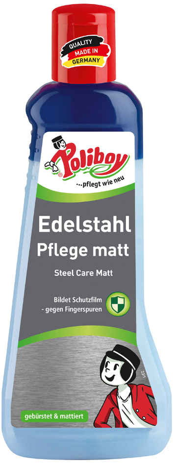 Poliboy Edelstahl Pflege matt, 200 ml von poliboy