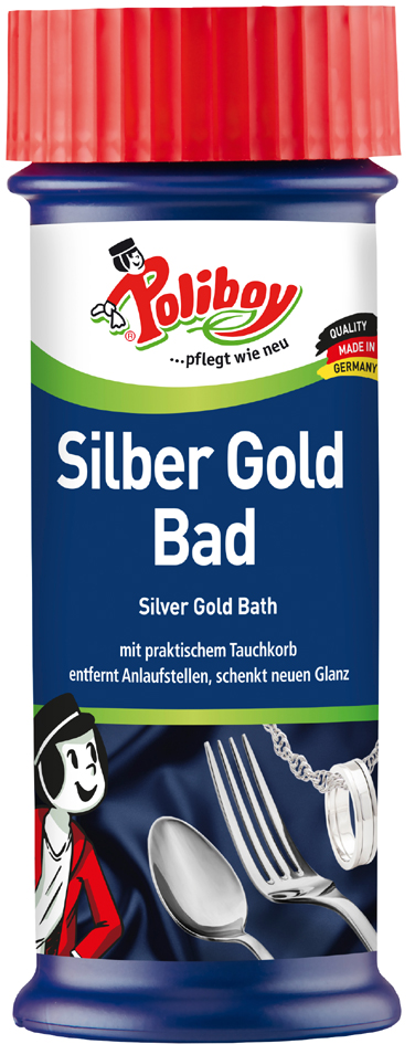 Poliboy Silber Gold Bad, 375 ml von poliboy