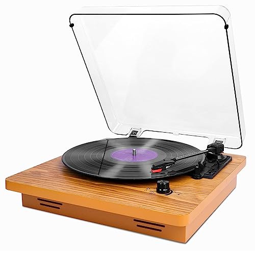 Plattenspieler, Plattenspieler in Hall-Level-Audioqualität, 3-Gang-Premium-Holz-Vinyl-Player, geeignet zum Verschenken, Heimdekoration, verbesserter Stylus reduziert das Risiko von Plattenspieler, Plattenspieler in Hall-Level-Audioqualität, 3-Gang-Premium-Holz-Vinyl-Player, geeignet zum Verschenken, Heimdekoration, verbesserter Stylus reduziert das Risiko von von popsky