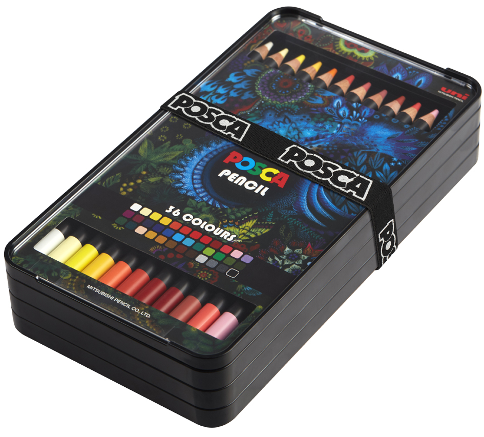 POSCA Buntstifte PENCIL KPE200, 36er Etui POSCA Buntstifte PENCIL KPE200, 36er Etui von posca