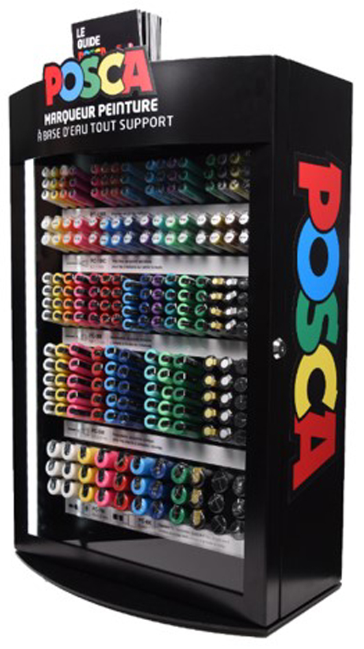 POSCA Pigmentmarker, 281er Display von posca