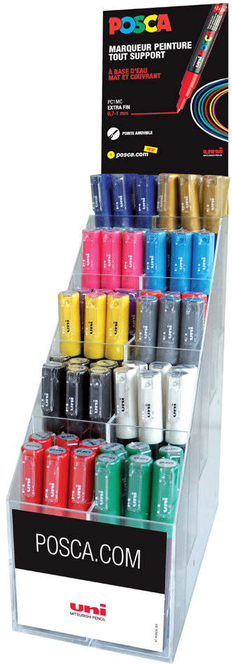 POSCA Pigmentmarker PC-1MC, 72er Display POSCA Pigmentmarker PC-1MC, 72er Display von posca