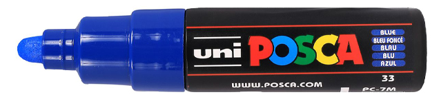 POSCA Pigmentmarker PC-7M, braun von posca