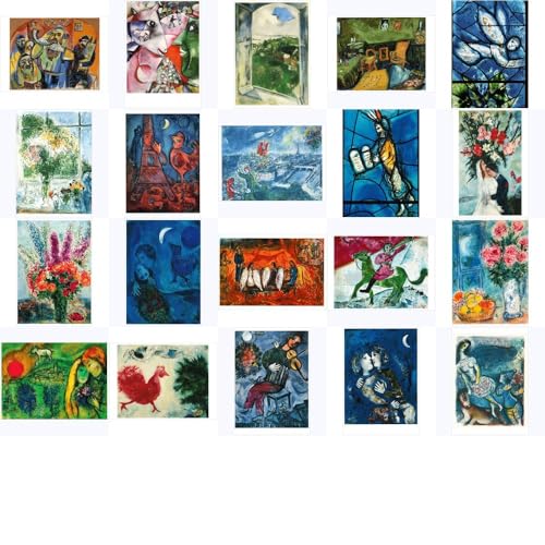 Kunstkarten-Set Marc Chagall von postkarten-universum