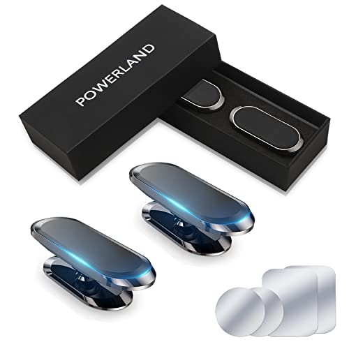 powerland Handyhalterung Auto Magnet 360° Verstellbare Magnetische Handyhalterung fürs KFZ Armaturenbretthalterung Kompatibel mit Smartphone/iPhone/Samsung/Huawei usw(2 Stück) Geschenkkarton von powerland