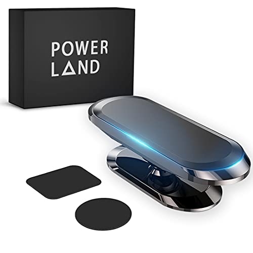 powerland Magnet Handyhalterung fürs Auto, Universale 360° KFZ Handyhalter Auto Zubehör mit 8 Starke Magnet, Magnethalter Handy Auto Kompatibel mit iPhone 13/12/XR, Galaxy S20/S10, Huawei von powerland