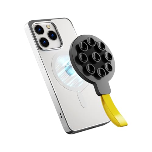 powerland Saugnapf Handyhalterung Magnet, Magnetisch Silikon Handy Saug Halter Rückseite des Telefons, Starker Griff Halter für Tiktok Selfies und Videos und Inhaltserstellung für iPhone und Android powerland Saugnapf Handyhalterung Magnet, Magnetisch Silikon Handy Saug Halter Rückseite des Telefons, Starker Griff Halter für Tiktok Selfies und Videos und Inhaltserstellung für iPhone und Android von powerland
