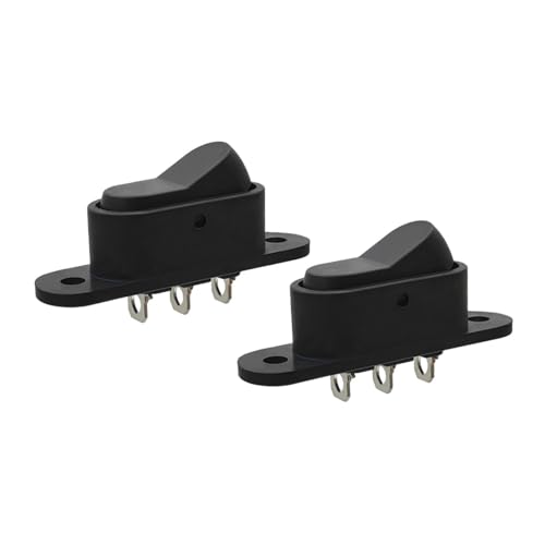 predolo 2Pcs Mini Wippschalter Ein/Aus Schalter Kippschalter Power Elektrische Ausrüstung für Geräte, 3-polig predolo 2Pcs Mini Wippschalter Ein/Aus Schalter Kippschalter Power Elektrische Ausrüstung für Geräte, 3-polig von predolo
