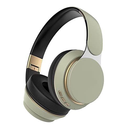 predolo 3in1 Over Ears 3,5 mm kabelgebundener/kabelloser Bluetooth-Gaming-Kopfhörer Kopfhörer -Stereo-Unterstützung Karte mit Mikrofon für PC Tablet, Grün von predolo