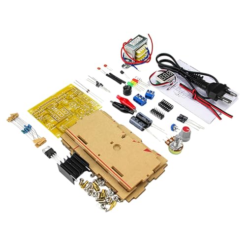 predolo LM317 Einstellbarer Spannungsregler-Bausatz, DIY-Elektronikbausatz Robustes DIY-Netzteil Trainingsvoltmeter Lötprojekt predolo LM317 Einstellbarer Spannungsregler-Bausatz, DIY-Elektronikbausatz Robustes DIY-Netzteil Trainingsvoltmeter Lötprojekt von predolo