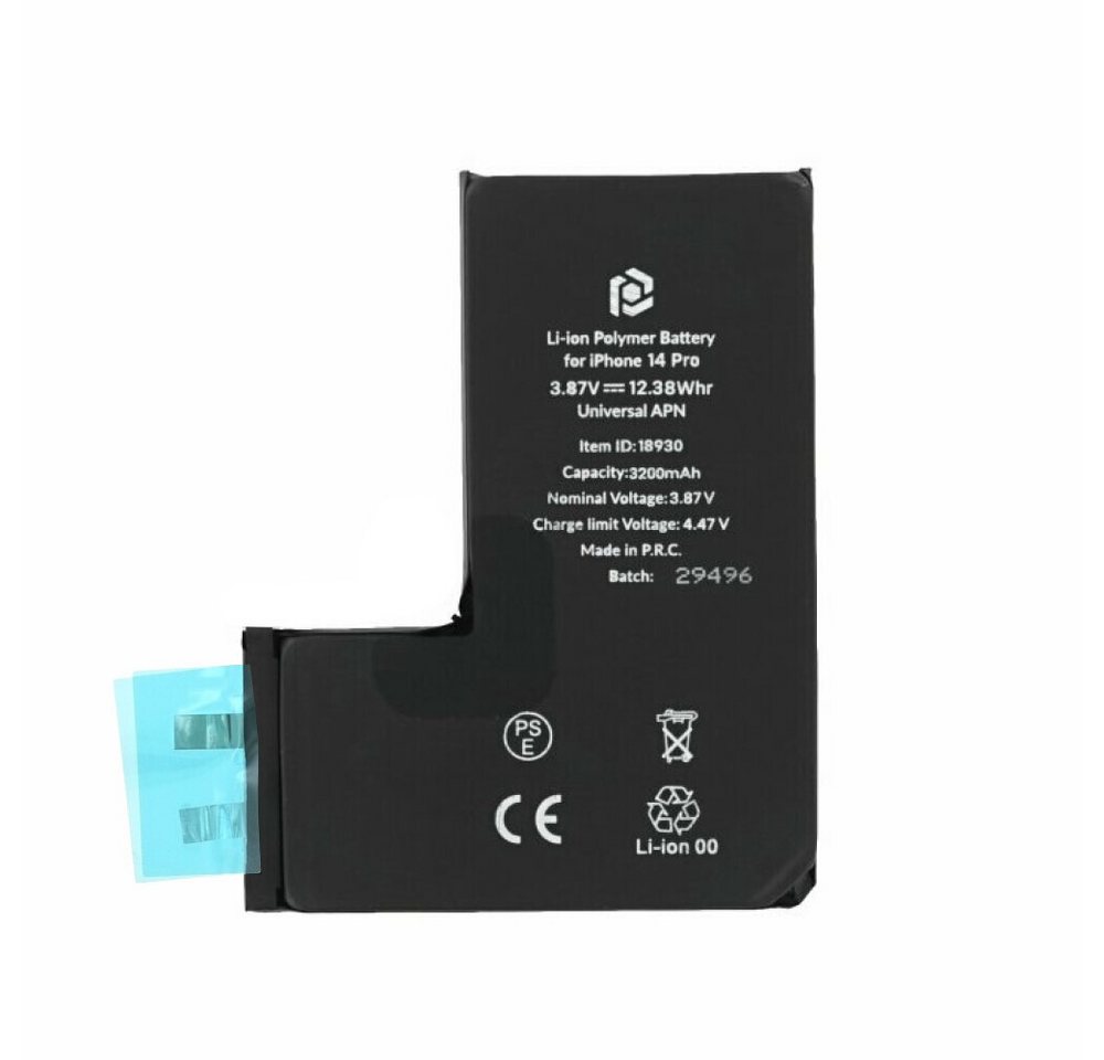 prio prio Akkuzelle für iPhone 14 Pro (ohne Flex-Kabel) Handy-Akku (1 St) von prio