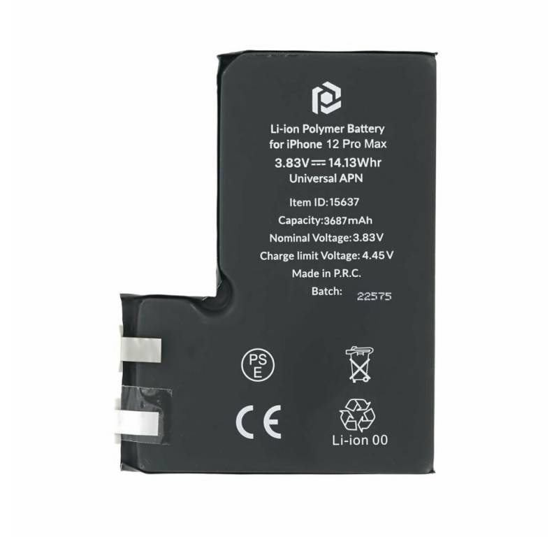 prio prio Batteriezelle für iPhone 12 Pro Max (ohne Flex-Kabel) Handy-Akku (1 St) von prio