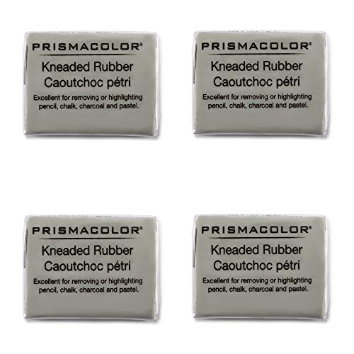 Prismacolor Premier Kneaded Rubber Eraser, Large, 4 PACK von prismacolor