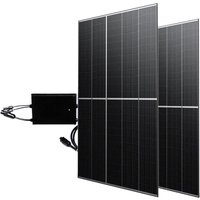 priwatt priBasic Duo (820W) - Solarkraftwerk (ohne Halterung) - Schwarz von priwatt