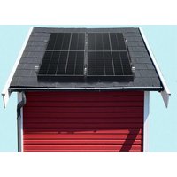 priwatt priShed Duo (2x 410W) - Gartenhaus Solarkraftwerk - Schwarz von priwatt