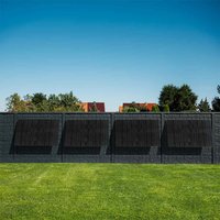 priwatt priWall Quattro - Balkonkraftwerk mit Wandhalterung (4x 445W) - Schwarz von priwatt