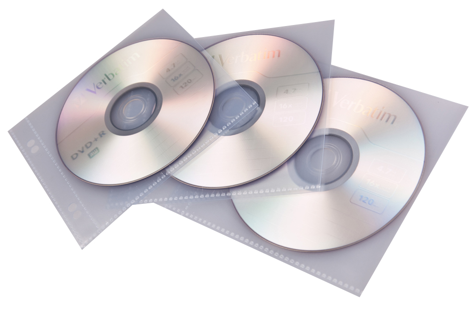 proOFFICE CD-/DVD-Hülle, für 1 CD/DVD, PP, transparent von proOFFICE