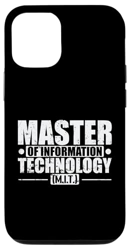 Master in Informationstechnologie (M.I.T.) Hülle für iPhone 12/12 Pro von profession academic degree university campus study