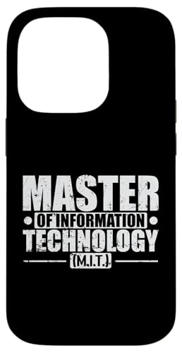 Master in Informationstechnologie (M.I.T.) Hülle für iPhone 14 Pro von profession academic degree university campus study