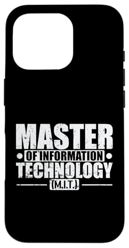 Master in Informationstechnologie (M.I.T.) Hülle für iPhone 16 Pro von profession academic degree university campus study