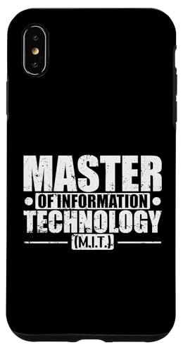 Master in Informationstechnologie (M.I.T.) Hülle für iPhone XS Max von profession academic degree university campus study