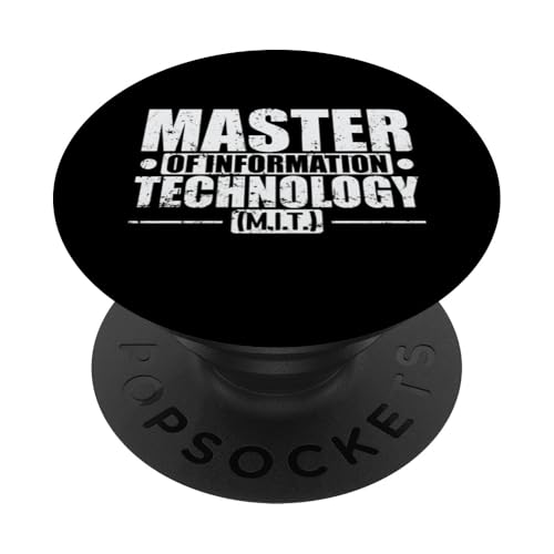 Master in Informationstechnologie (M.I.T.) PopSockets Klebender PopGrip von profession academic degree university campus study