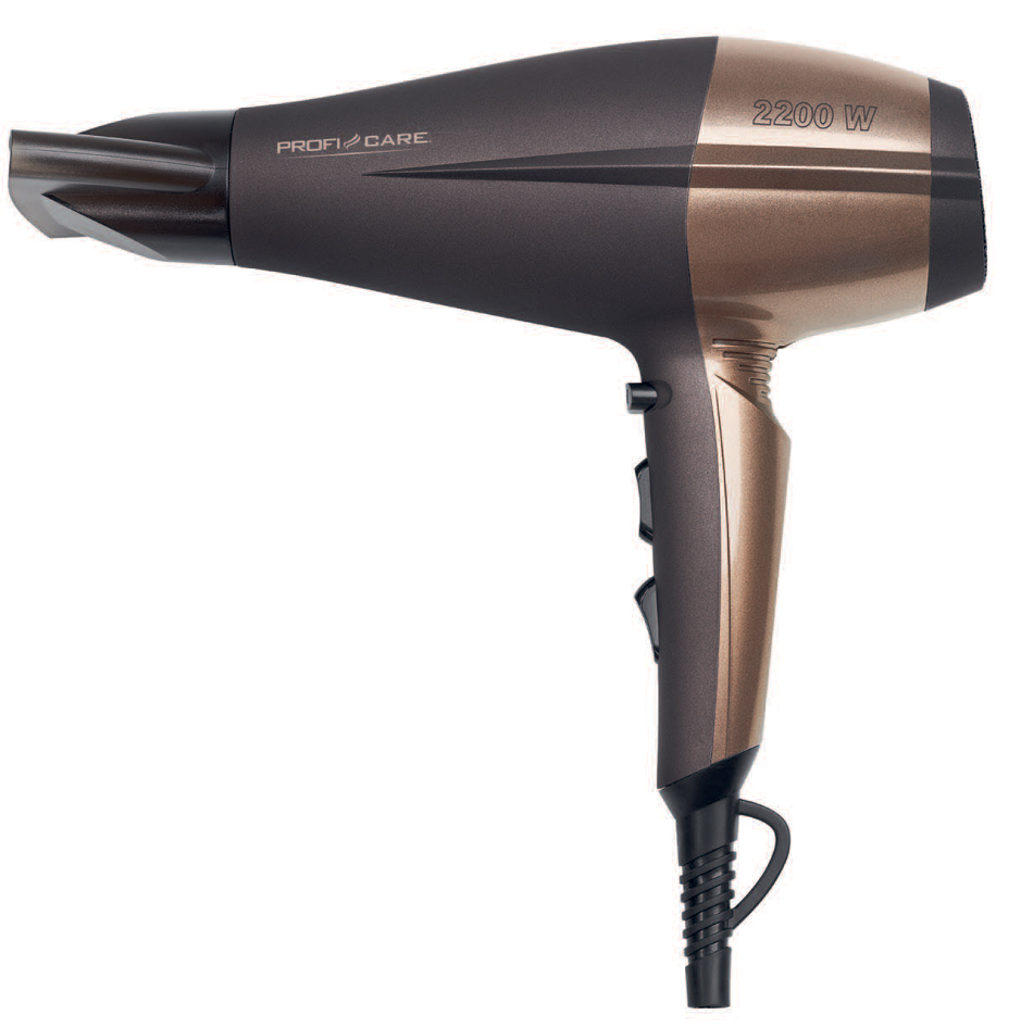 PROFI CARE Haartrockner PC-HT 3010, weiß/champagner von profi care