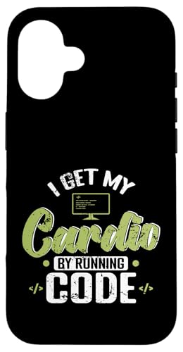 Ich bekomme mein Cardio, indem ich Code ausführe Hülle für iPhone 16 von programming code PC computer nerd Language Error