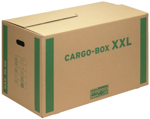 progressCARGO Transport-Umzugskarton, Eco, PC CB01.03, 1-wellig, 750 x 420 x 440 mm, 10-er Pack, braun von progressCARGO
