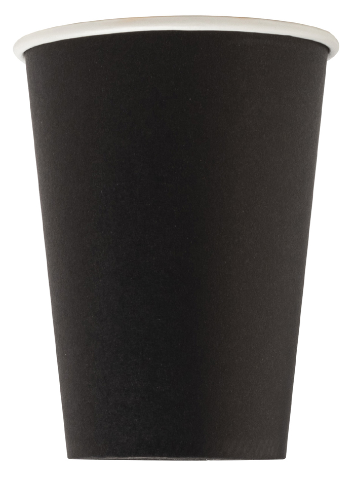 PROnappe Papp-Trinkbecher, schwarz, 0,2 l von pronappe