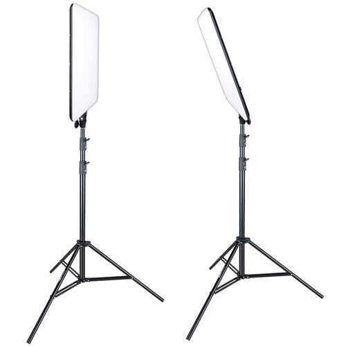 Tageslicht LED Flächenleuchten Set Litepanel Duo 192 inkl. Stativ von proxistar