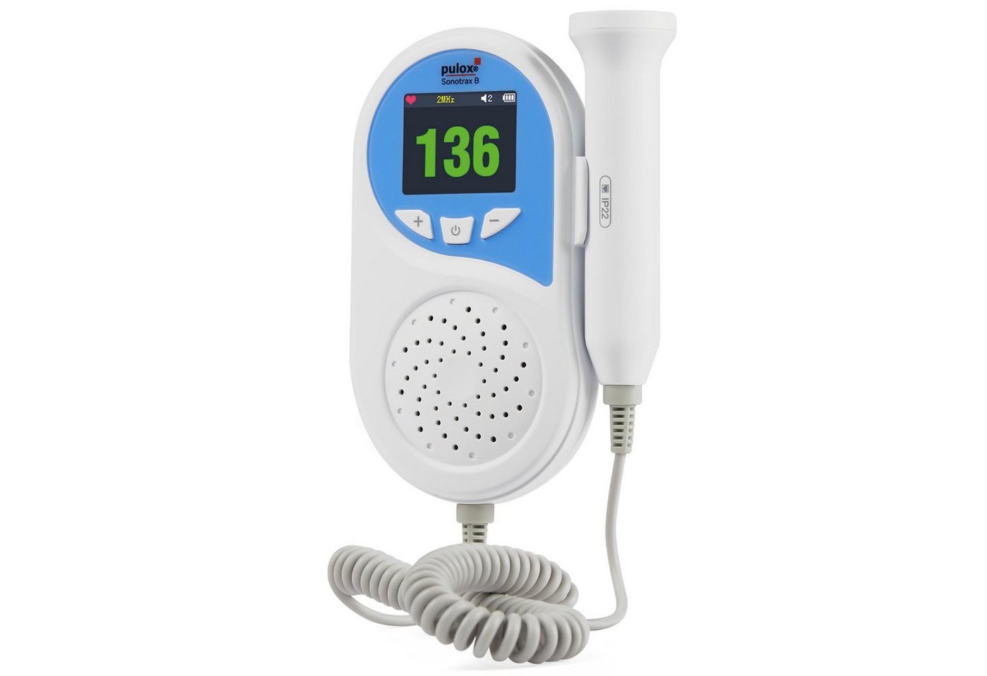 pulox Babyphone Sonotrax B - Ultraschall Fetal-Doppler mit Lautsprecher von pulox