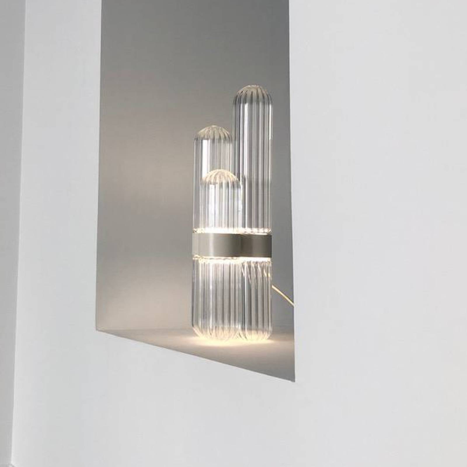 pulpo LED-Tischleuchte Cactus Small, klar/messingfarben pulpo LED-Tischleuchte Cactus Small, klar/messingfarben von pulpo GmbH