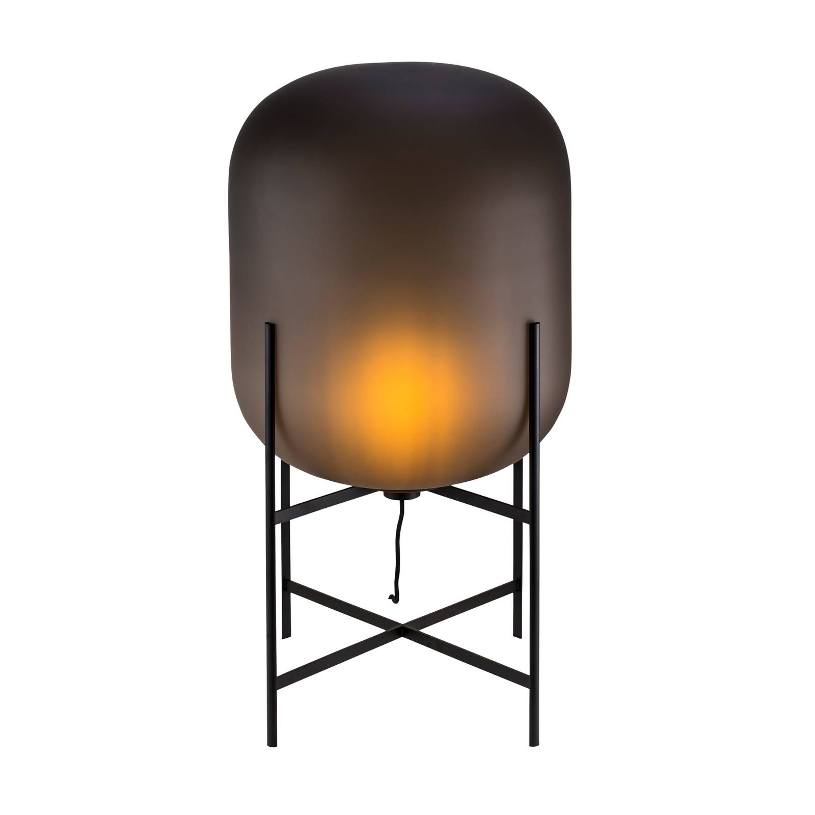 pulpo Stehleuchte Oda Medium, rauchgrau geätzt/schwarz, 85cm pulpo Stehleuchte Oda Medium, rauchgrau geätzt/schwarz, 85cm von pulpo GmbH