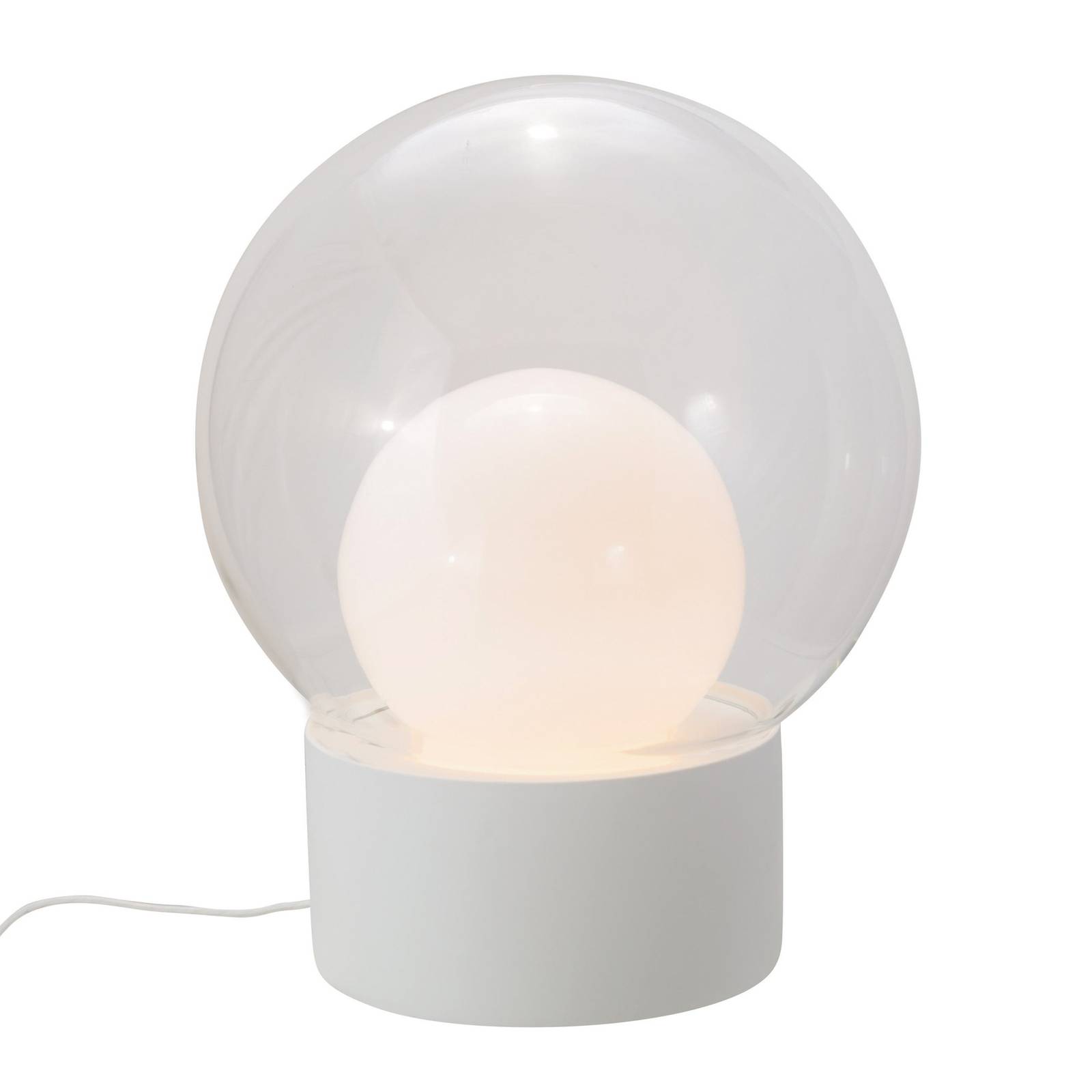 pulpo Tischleuchte Boule Medium, klar/opal/weiß, Glas pulpo Tischleuchte Boule Medium, klar/opal/weiß, Glas von pulpo GmbH